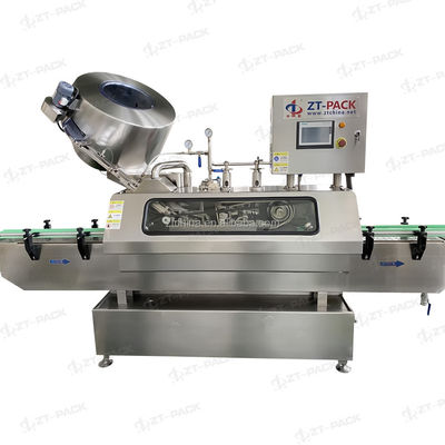 Automatic Glass Jar Vacuum Capper Liquid Sealing Machine Steam Vacuum Capping Machine
